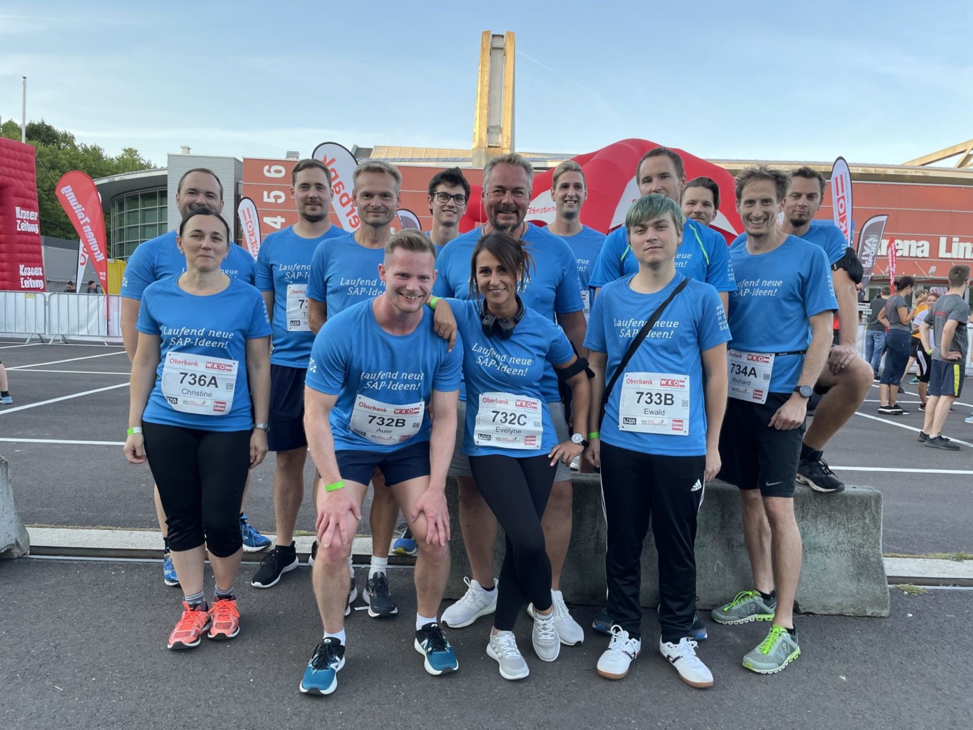 Our running teams for the WKO Business Run 2021