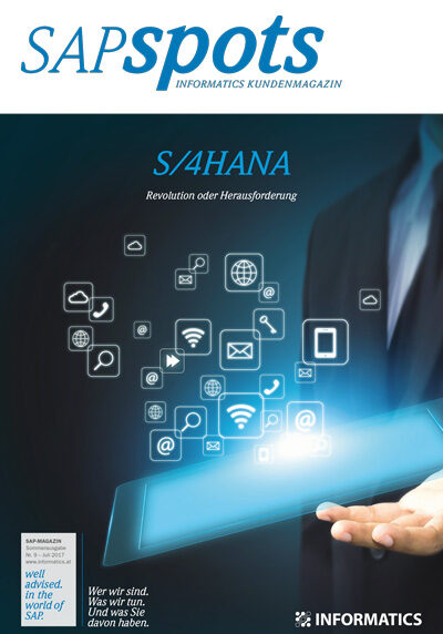 Titelblatt 09. INFORMATICS SAPspots "S/4HANA"