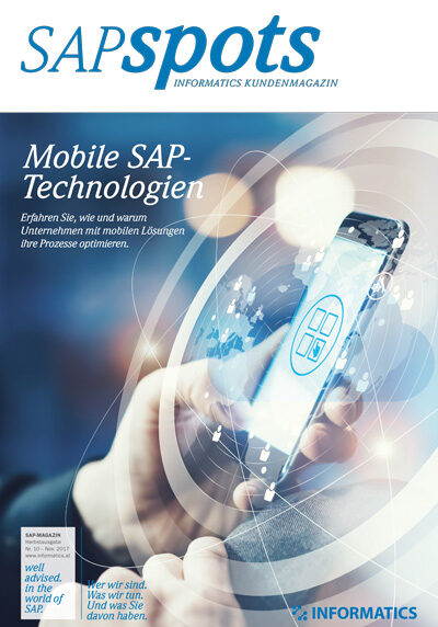 Cover page 10th INFORMATICS SAPspots &quot;Mobile SAP Technologies